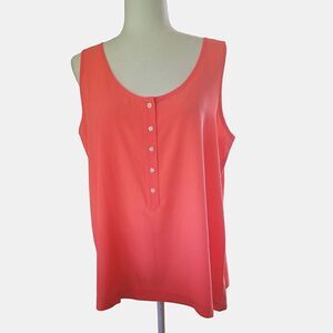 Gap Sleeveless Coral Top Size XL